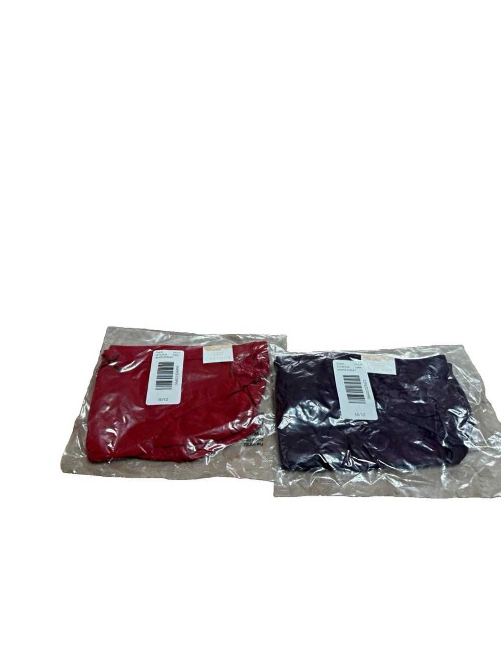 Cacique Women’s No-Show Lace Hipster Panties 2 Pack Red Black Sz 10/12